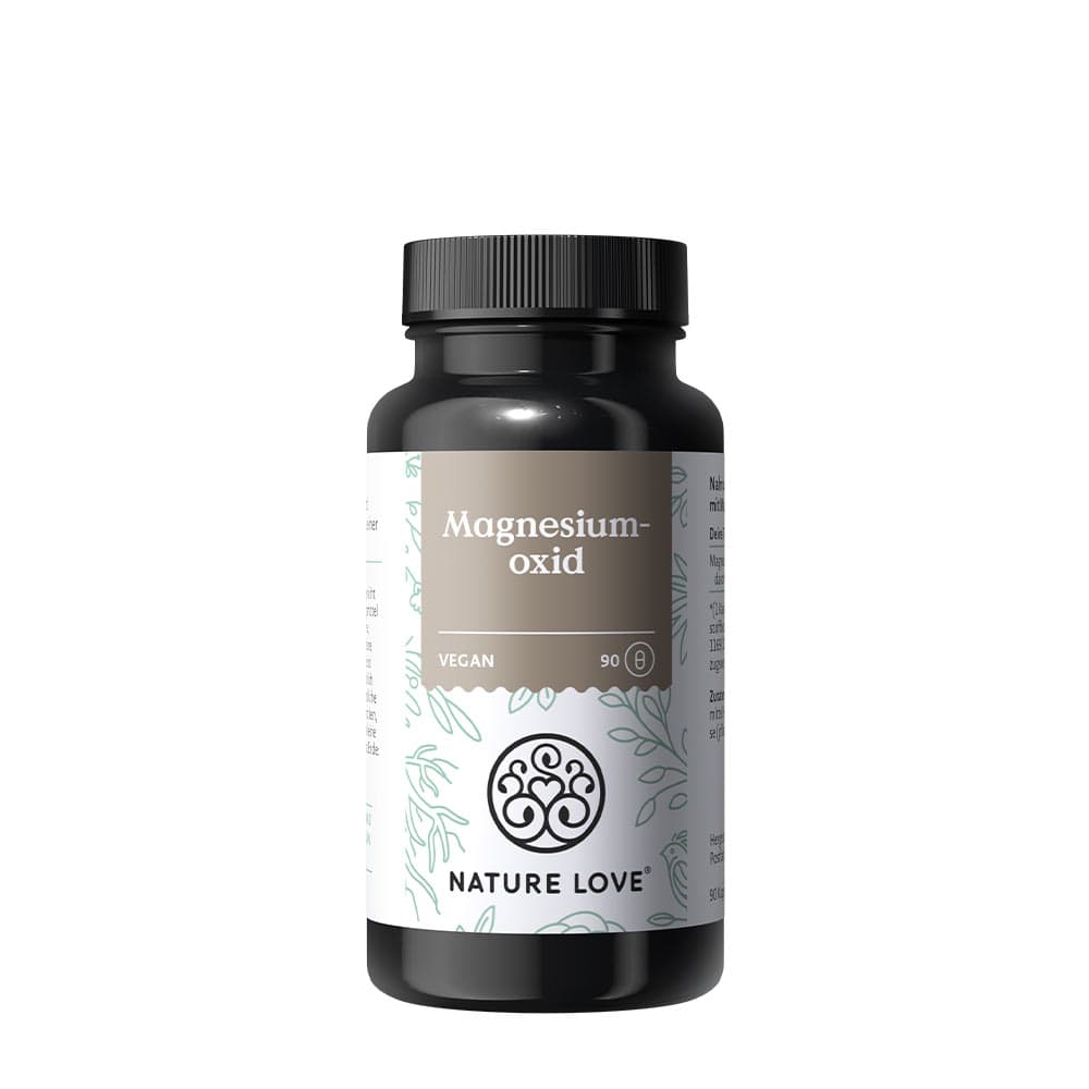 Nature Love - Magnesium Oxide - 90 Caps – Nature Love förpackning