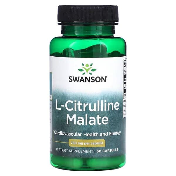 Swanson - L-Citrulline Malate Complex - 60 Caps – Swanson förpackning