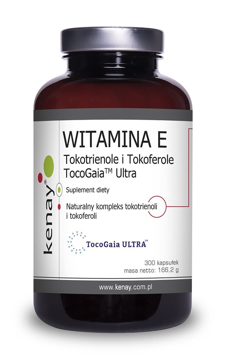 Kenay - Vitamin E Tocotrienols and Tocopherols - 300 Capsules – Kenay förpackning