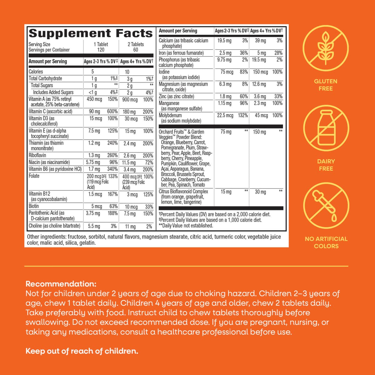 Nature's Way - Alive! Kids Chewable Multivitamin