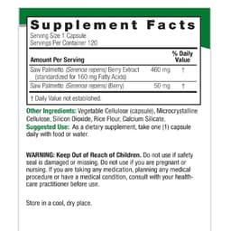 Nature's Answer - Saw Palmetto Extract, 690mg - 120 Vcaps