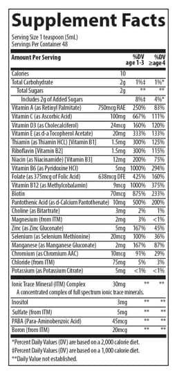 Trace Minerals - Kid's Multi - 8 fl oz