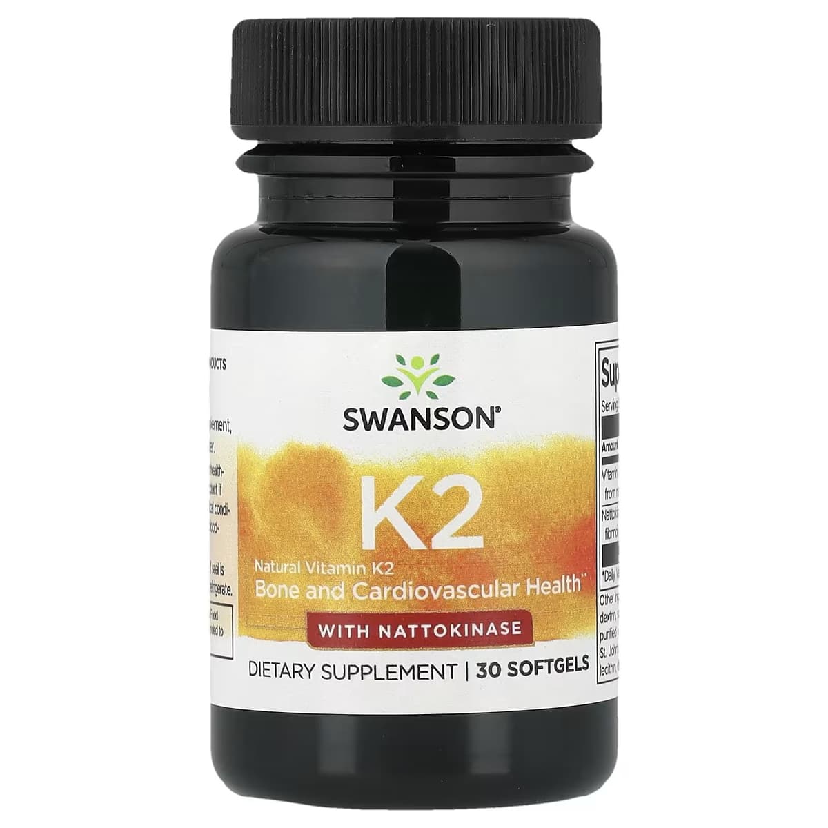 Swanson - Vitamin K2 With Nattokinase - 30 Caps
