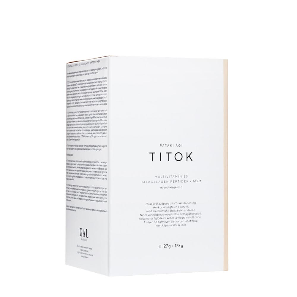 Gal - Titok Multivitamin And Fish Collagen Peptides - 300g – GAL förpackning