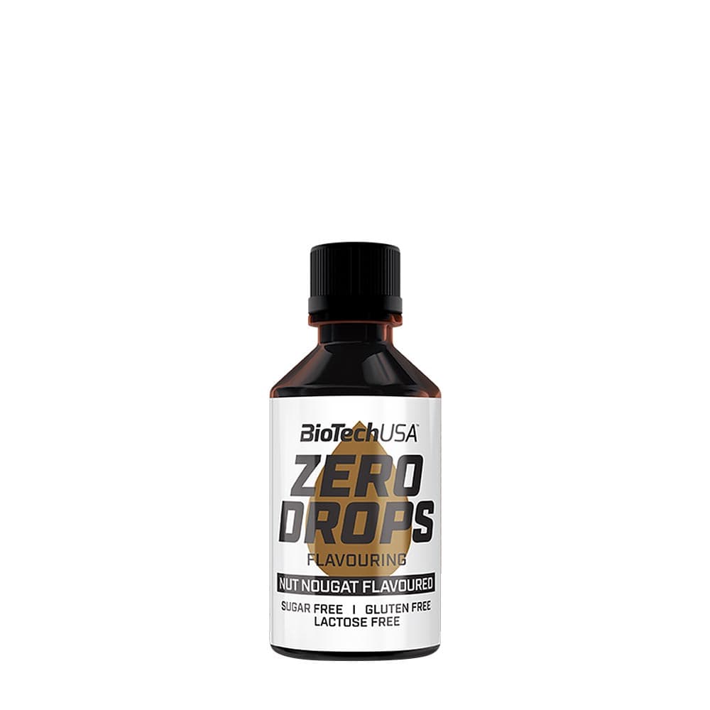 BioTechUSA - Zero Drops, Nut Nougat - 50ml – BioTechUSA förpackning
