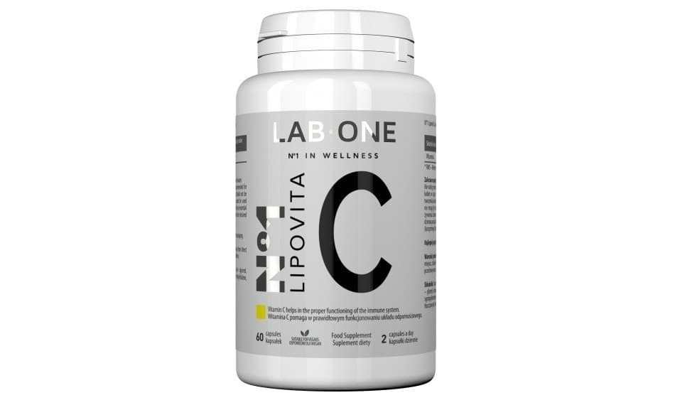 LAB ONE - Lipovita C - 60 Caps – LAB ONE förpackning