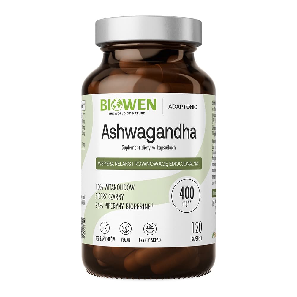 Biowen - Ashwagandha - 120 Caps – Biowen förpackning