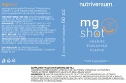 Nutriversum - Magnesium Shot (Orange Pineapple - 30 Servings)
