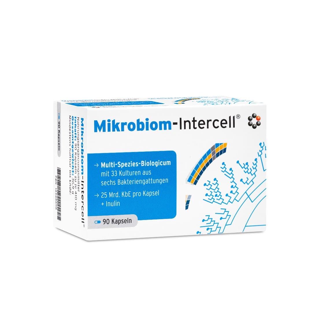 Intercell - Microbiome - 60 Capsules – Intercell förpackning