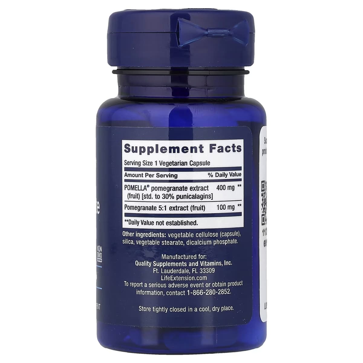 Life Extension - Granaattiomenan hedelmäuute - 30 Vcaps