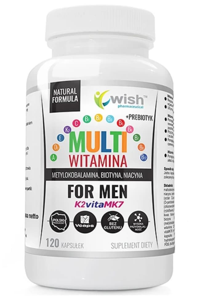 Wish - Multi Vitamin For Men - 120 Caps – Wish