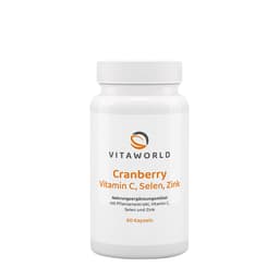 Vitaworld - Cranberry Vitamin C, Selenium, Zinc - 60 Caps