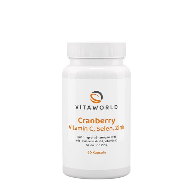 Vitaworld - Cranberry Vitamin C, Selenium, Zinc - 60 Caps – Vitaworld