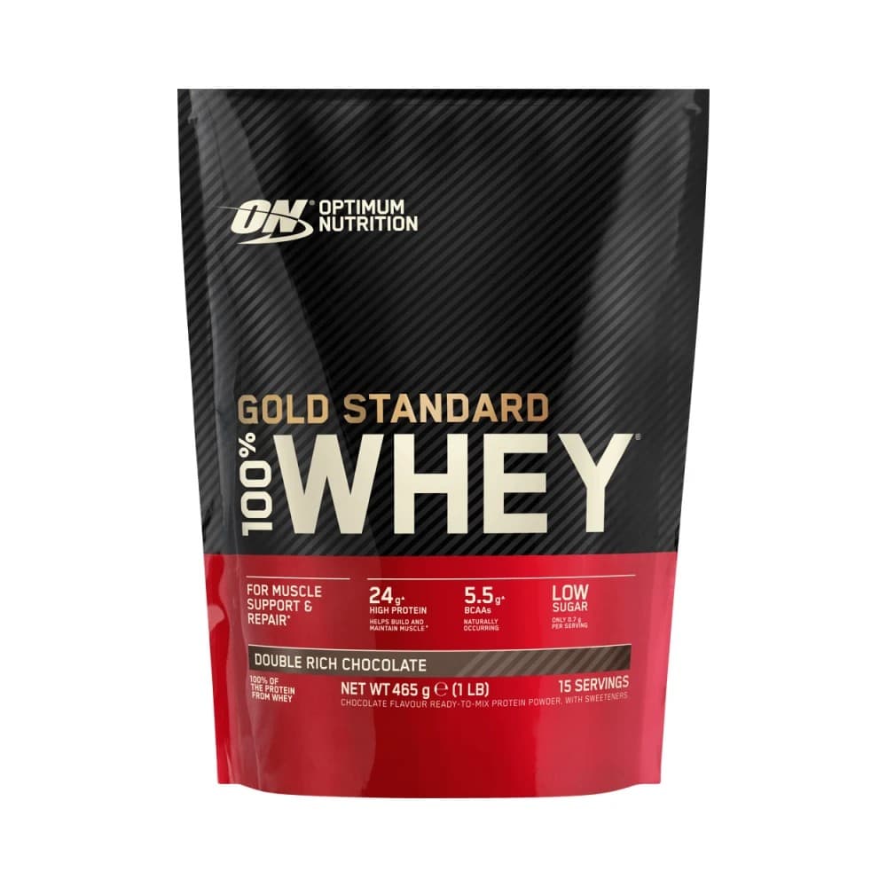 Optimum Nutrition - 100% Whey Gold Standard Double Rich Chocolate - 465 g