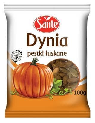 Sante - Pumpkin Seeds Hulled - 100g – Sante förpackning