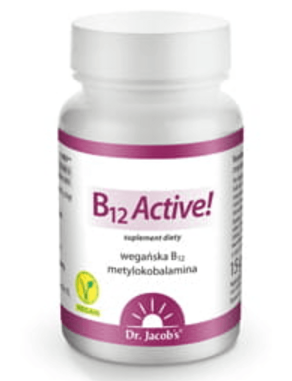 Dr. Jacob's - B12 Active! - 120 Tabs – Dr. Jacob's förpackning