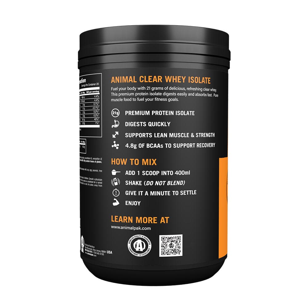Universal Nutrition - Animal Clear Whey Isolate - 500g