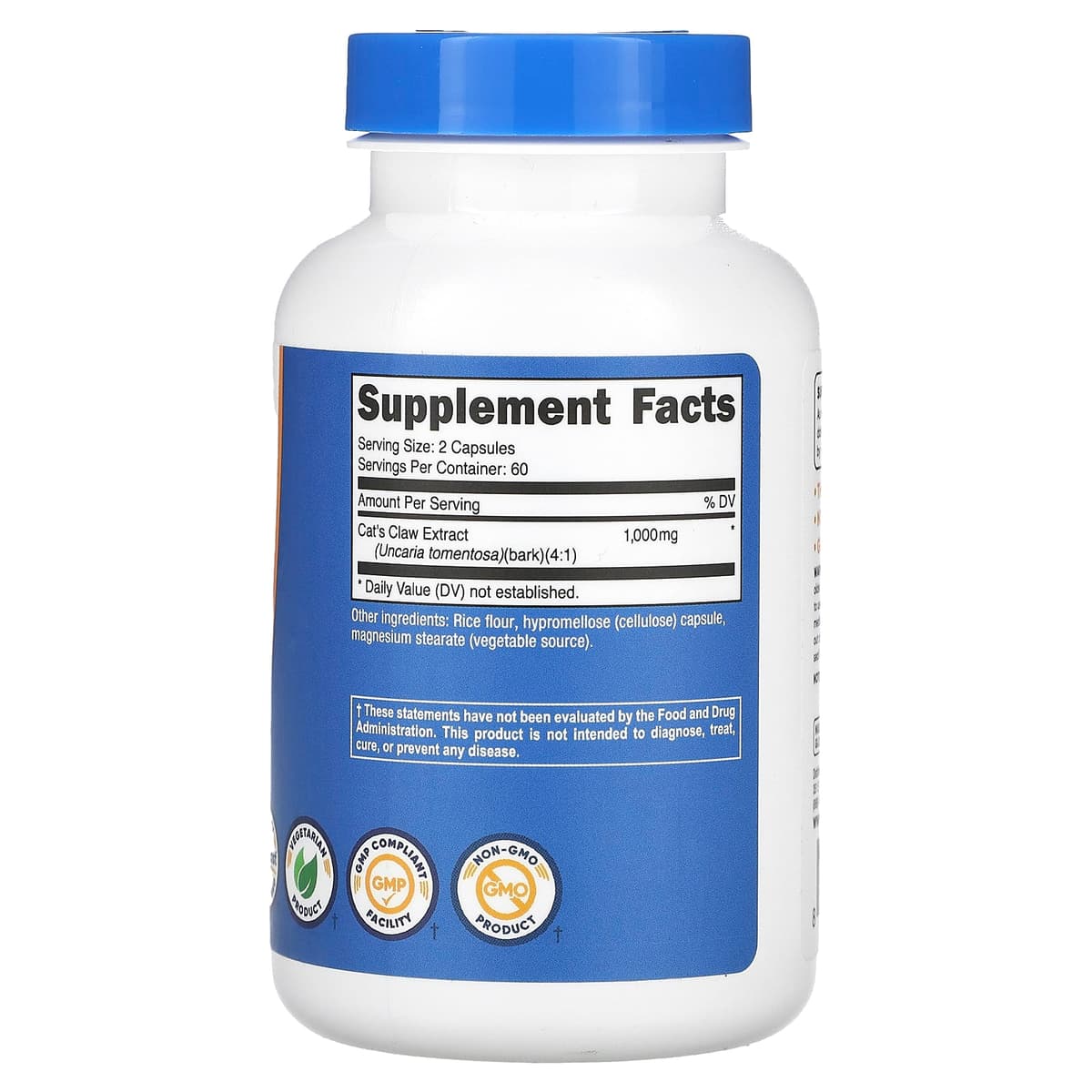 Nutricost - Kattaharppu - 120 kapselia
