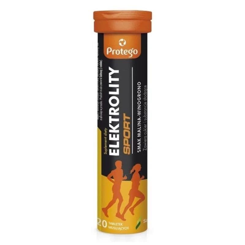 Protego - Electrolytes Sport - 20 Tabs – Protego förpackning