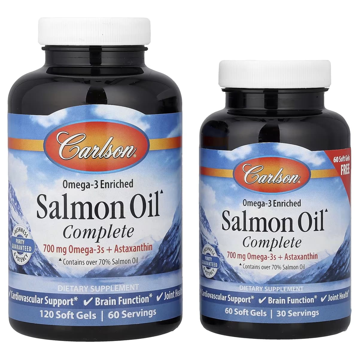 Carlson Labs - Norwegian Salmon Oil Complete - 120 Soft Gels