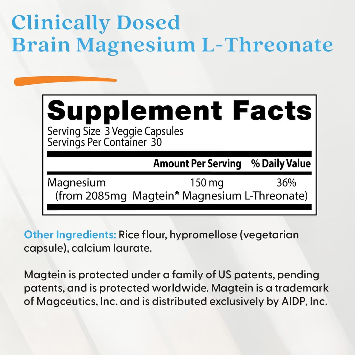 Doctor's Best - Brain Magnesium - 90 Vcaps