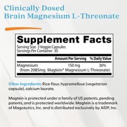 Doctor's Best - Brain Magnesium - 90 Vcaps