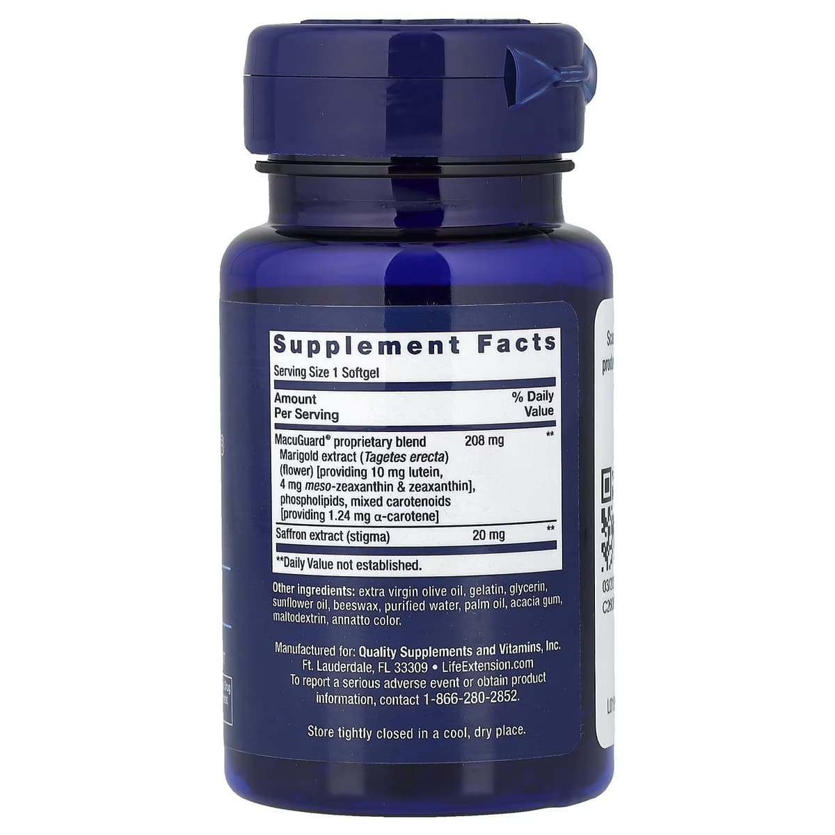 Life Extension - Macuguard Ocular Support With Saffron - 60 Sgels