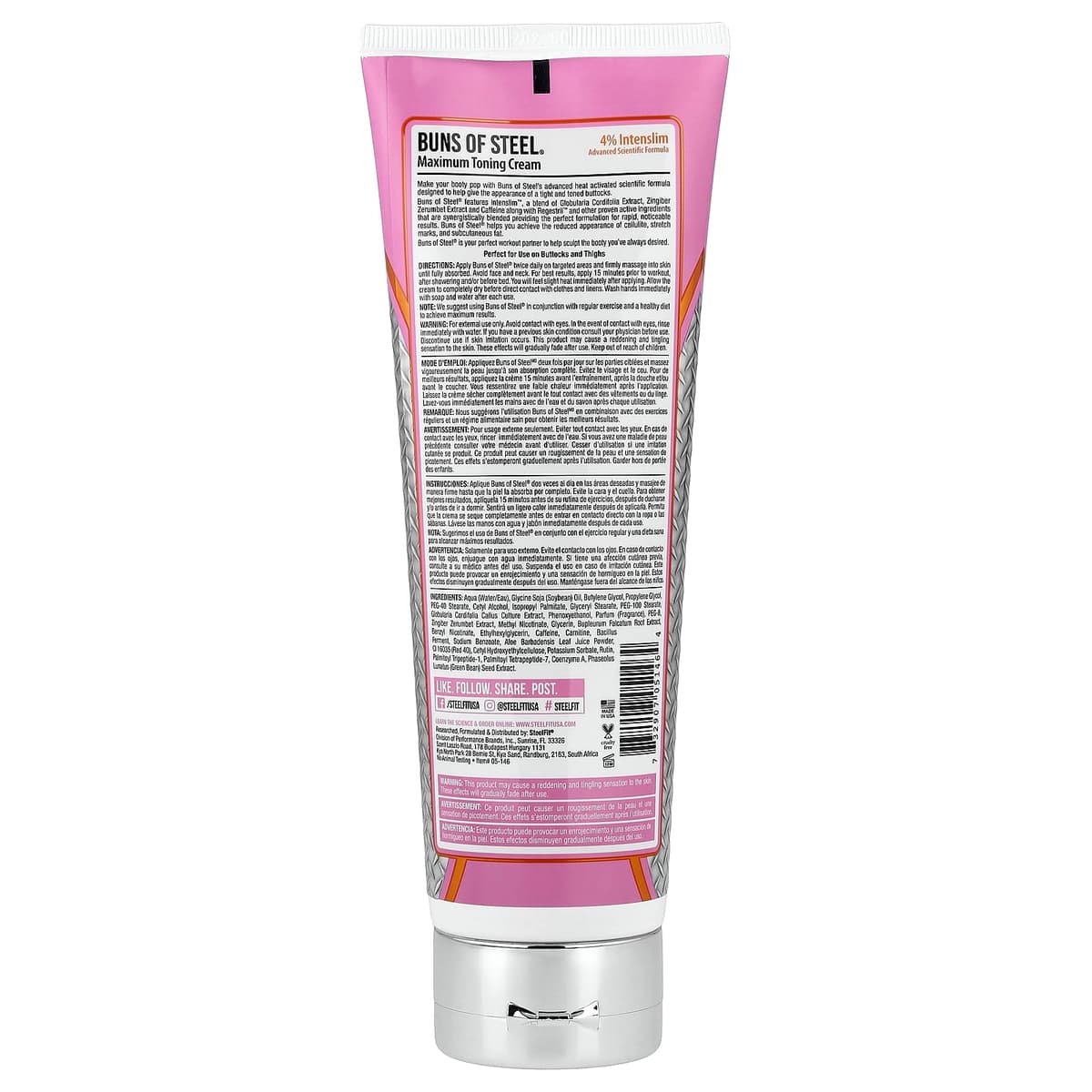 Buns of Steel Maximum Toning Cream