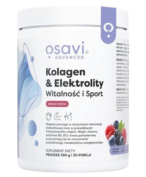 Osavi - Kolagen & Elektrolity, Forest Fruits - 390g – Osavi förpackning