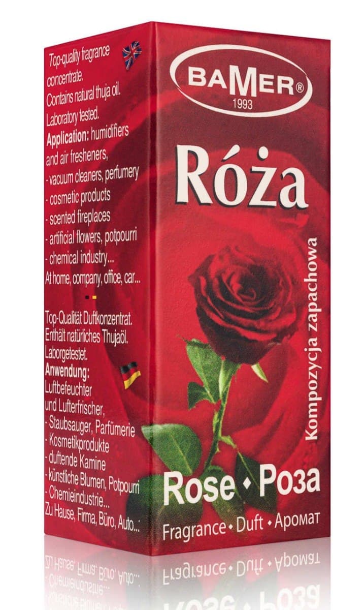 BAMER - Rose Fragrance Concentrate - 7 ml – BAMER förpackning