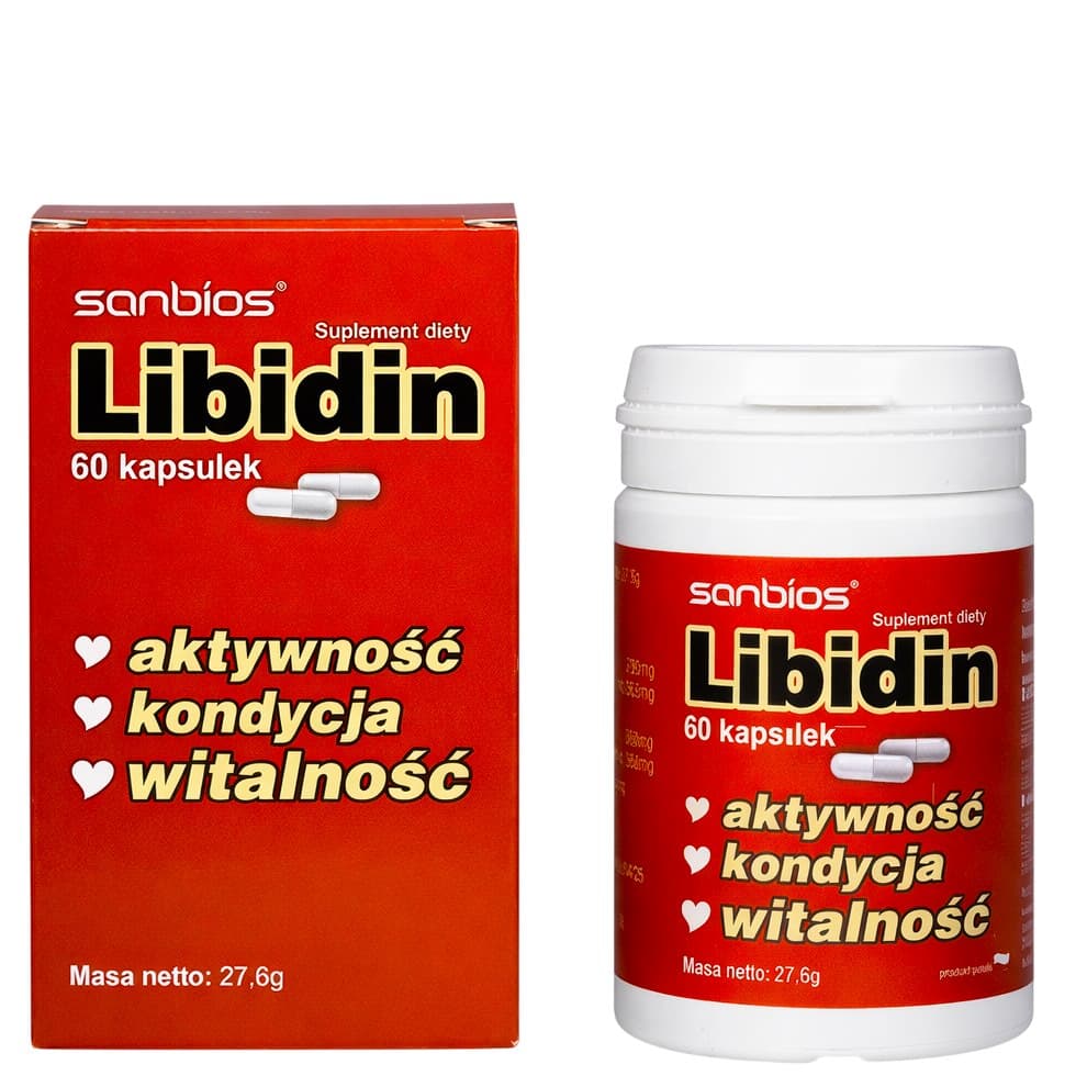 Sanbios - Libidin - 60 Caps – Sanbios förpackning