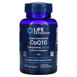 Life Extension - CoQ10 Ubiquinone With D-Limonene 100mg - 60 Sgels