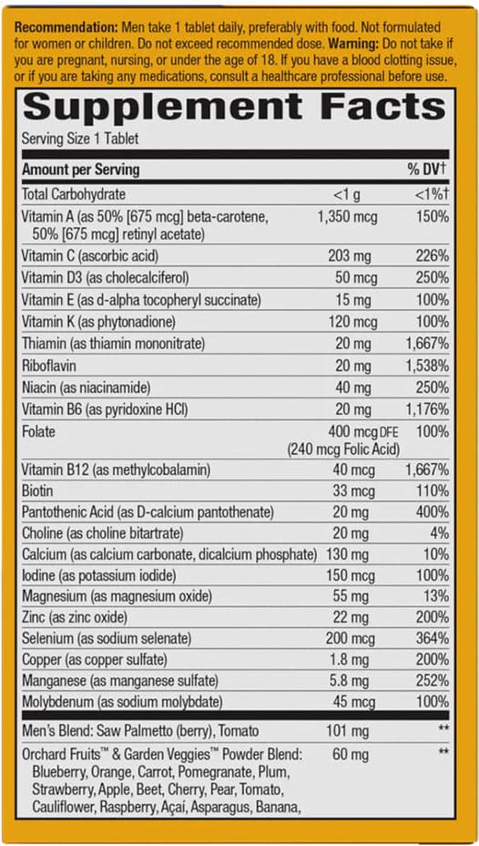 Nature'S Way - Multivitamin - 60 Tabs