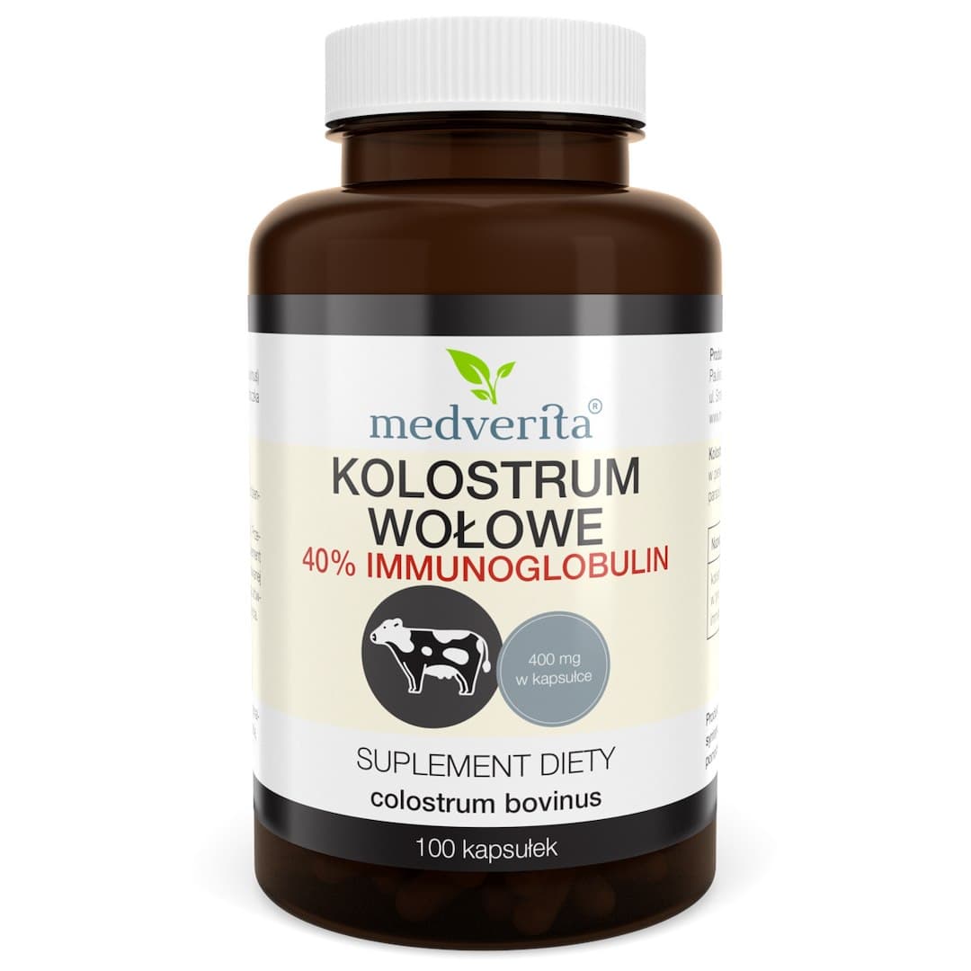 Medverita - Bovine Colostrum - 100 Caps – Medverita förpackning