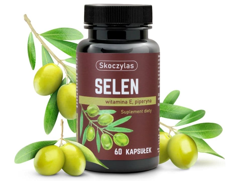 Skoczylas - Selenium with Vitamin E and Piperine - 60 Caps – Skoczylas förpackning
