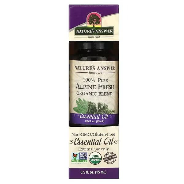 Nature's Answer - Alpine Fresh Organic Blend Essential Oil – Nature'S Answer förpackning