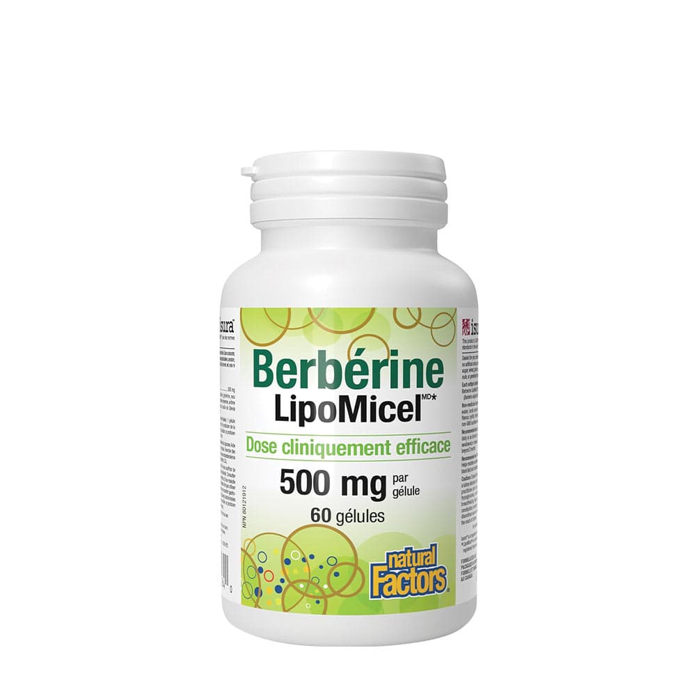 Natural Factors Berberine Lipomicel Matrix – Natural Factors förpackning