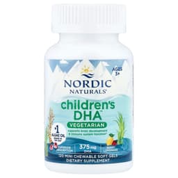 Nordic Naturals - Children'S DHA Vegetarian 375mg Berry Lemonade - 120 Gummies