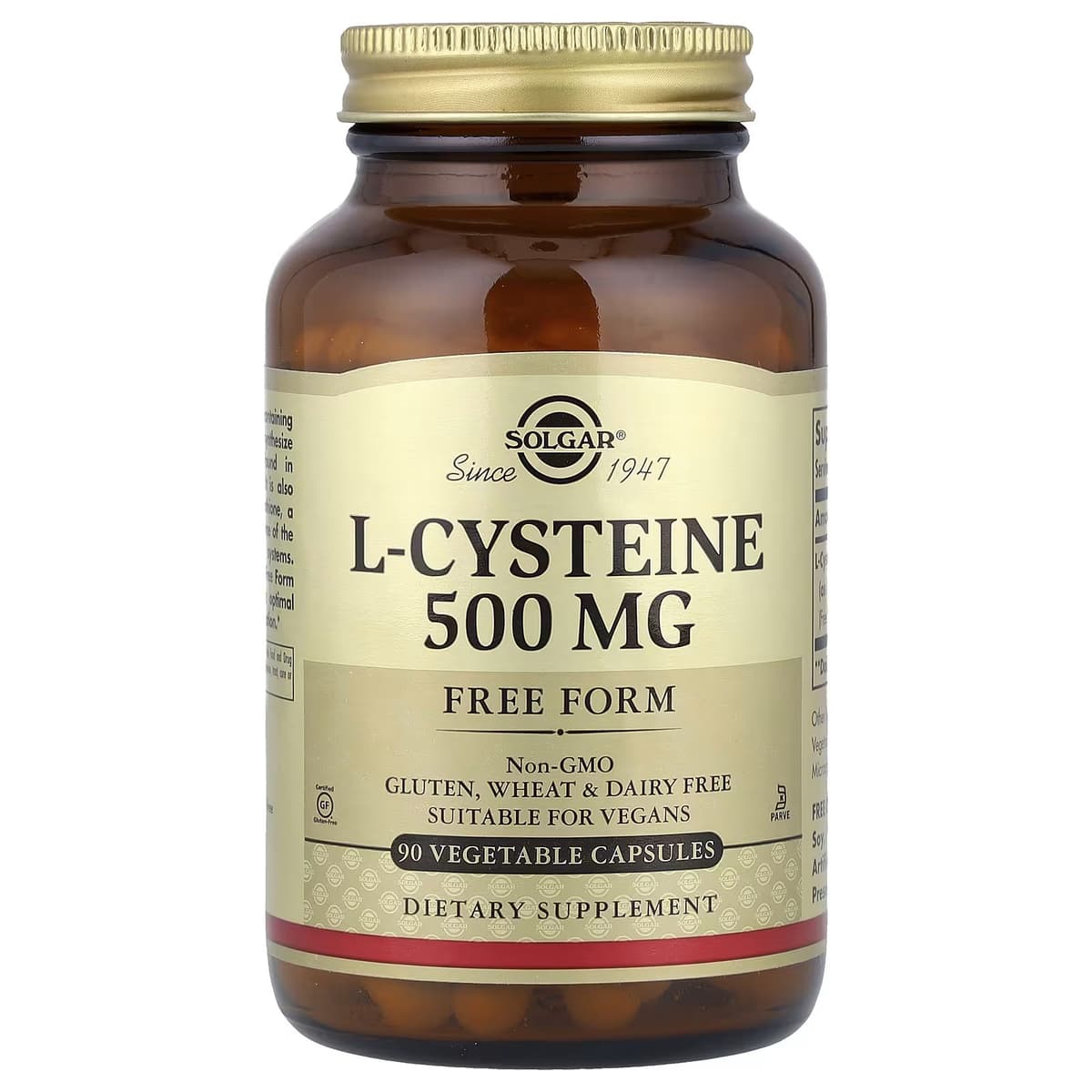 Solgar - L-Cysteine 500mg - 90 Caps
