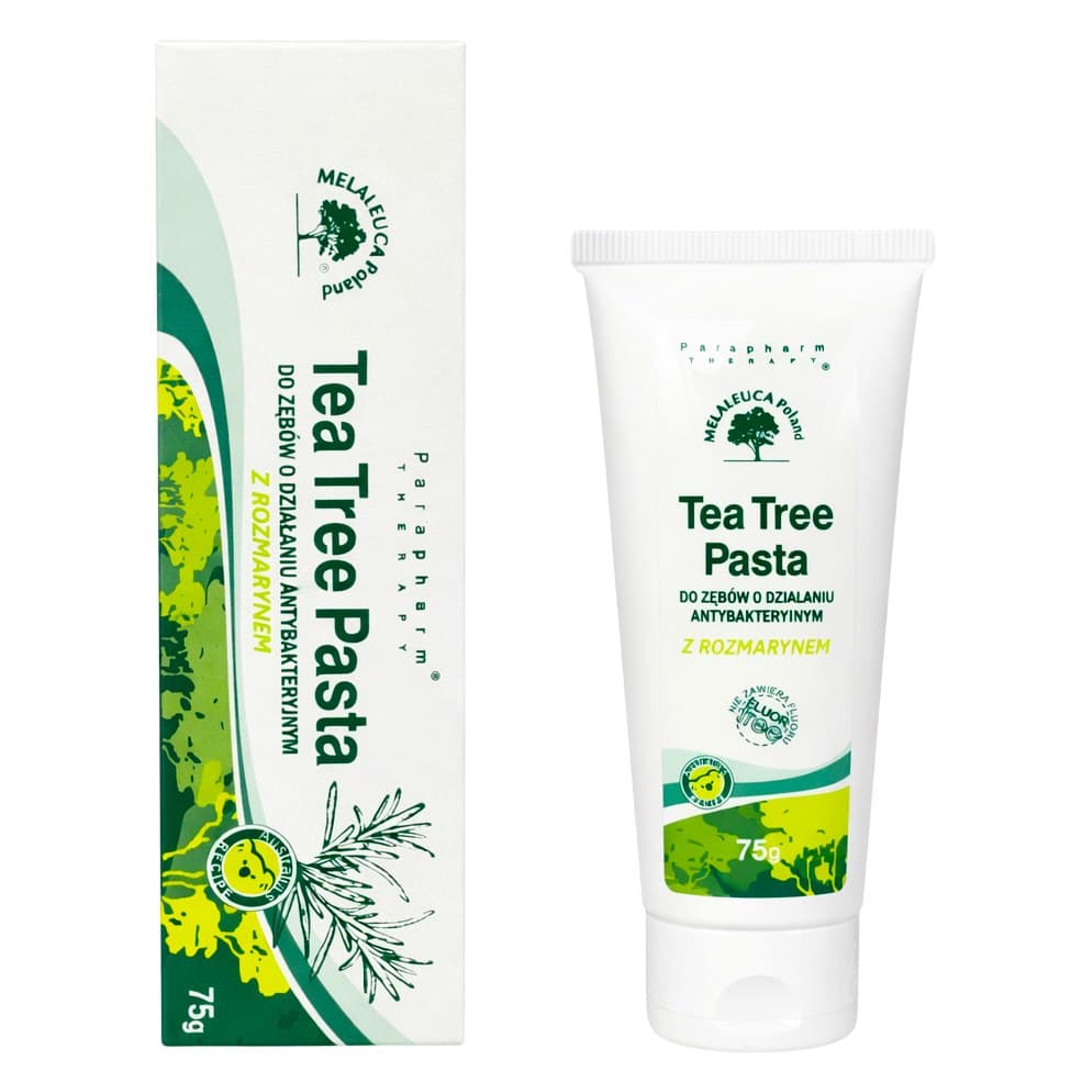 Melaleuca (Parapharm) - Tea Tree Toothpaste With Rosemary 75g – Melaleuca förpackning