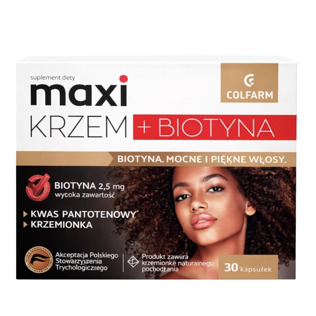 Colfarm - Maxi Silicon + Biotin – Colfarm förpackning