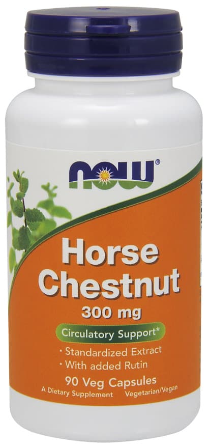 Now Foods - Horse Chestnut - 90 Vcaps – NOW Foods förpackning