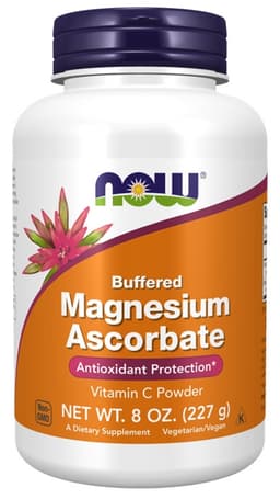 NOW Foods - Magnesium Ascorbaatti, Bufferoitu Pulveri - 227g