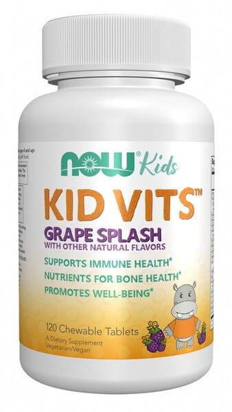 NOW Foods - Kid Vits - Children's Multivitamin – NOW Foods förpackning