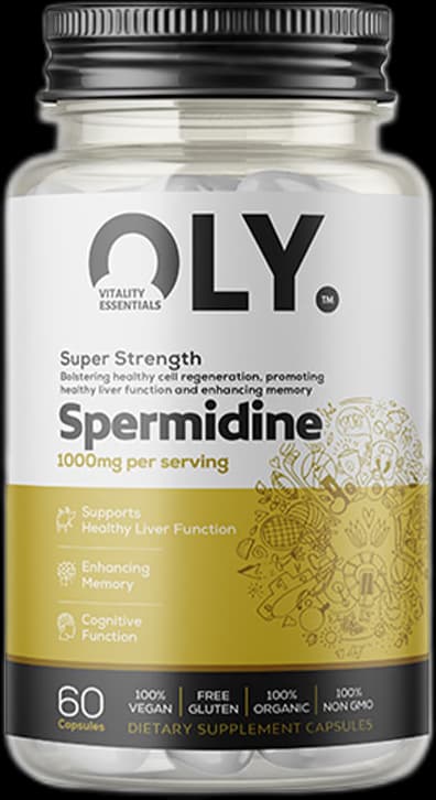 Oly - Spermidine - Super strength - 60 vcaps – Oly förpackning