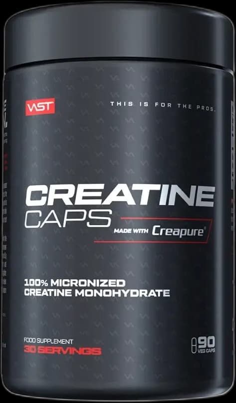 VAST Creatine Creapure Capsules – Vast förpackning