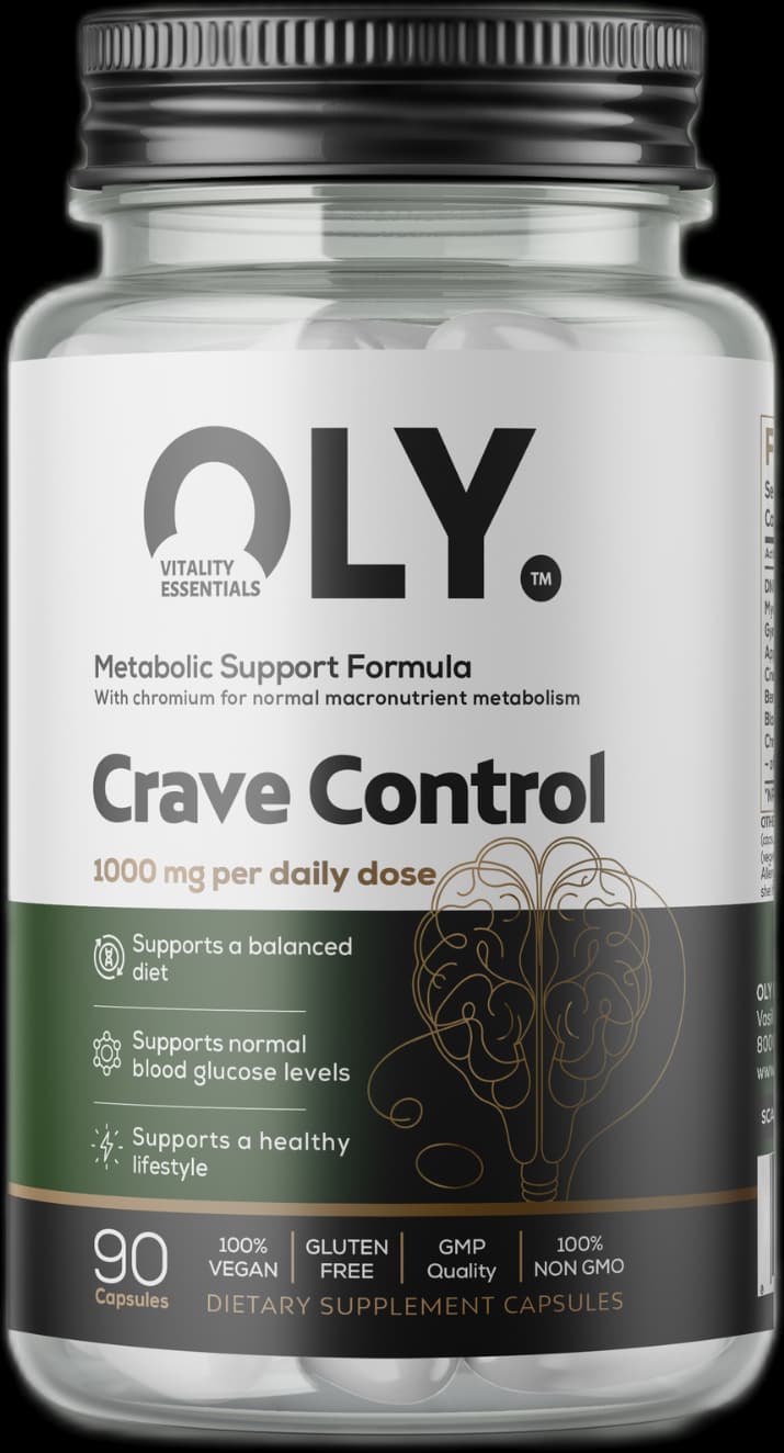 Oly - Crave Control - 1000 mg - 60 vcaps – Oly förpackning