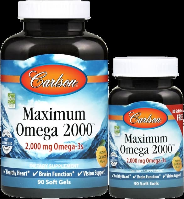 Carlson Labs - Maximum Omega 2000 – Carlson Labs förpackning