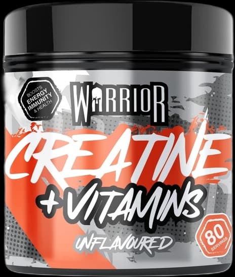 Warrior Creatine + Vitamins – Warrior förpackning
