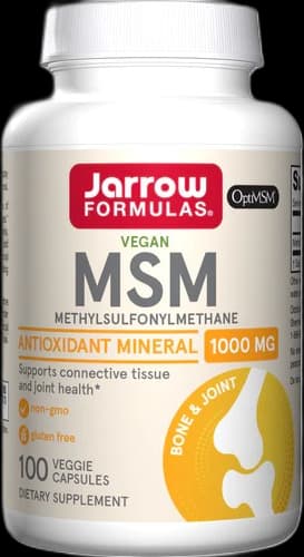 Jarrow Formulas MSM (Methyl-Sulfonyl-Methane) – Jarrow Formulas förpackning